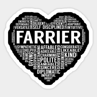 Farrier Heart Sticker